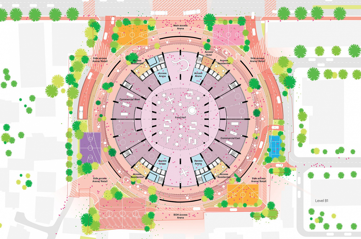 MVRDV спроектировала гигантскую сферу для спортивной арены в Тиране