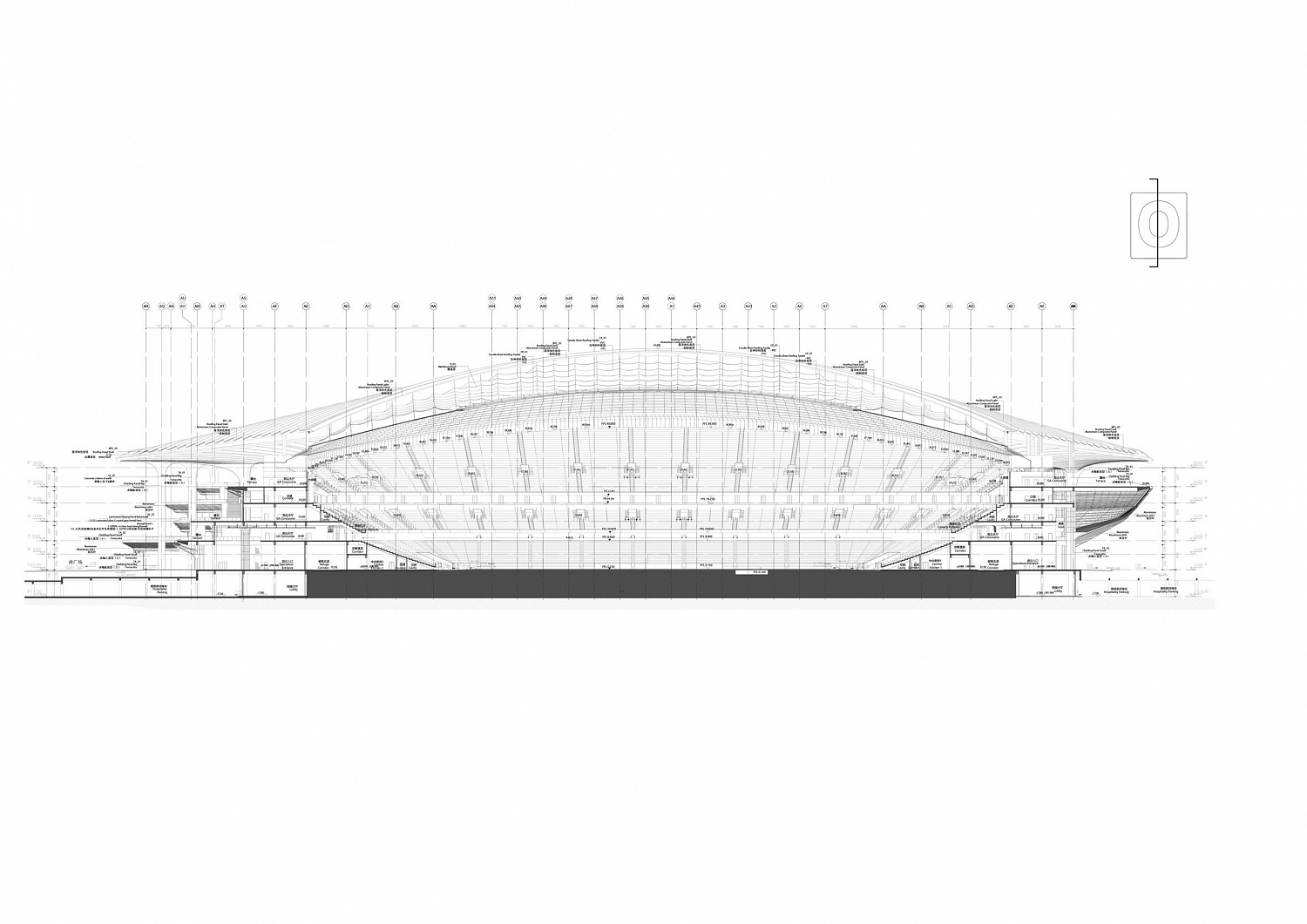 Zaha Hadid Architects построила стадион в форме седла в китайском Сиане