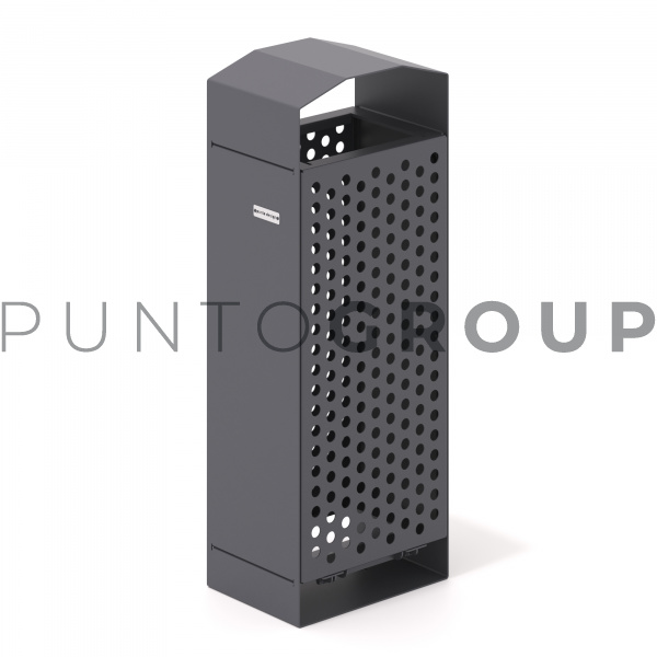 Урна Бокс/Box сталь, 350*250*930